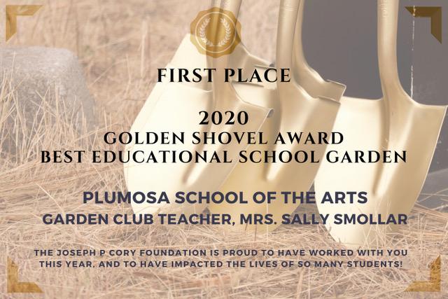 Gardens of Hope ~ Golden Shovel Award
