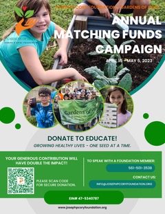 JPCF annual matching funds campaign!
